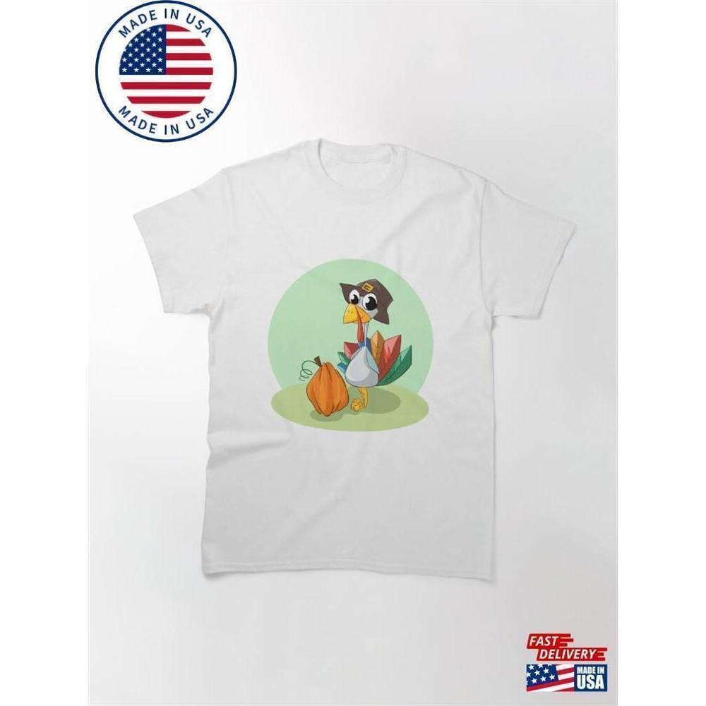 Turkey Pumpkin Hat Classic T-Shirt